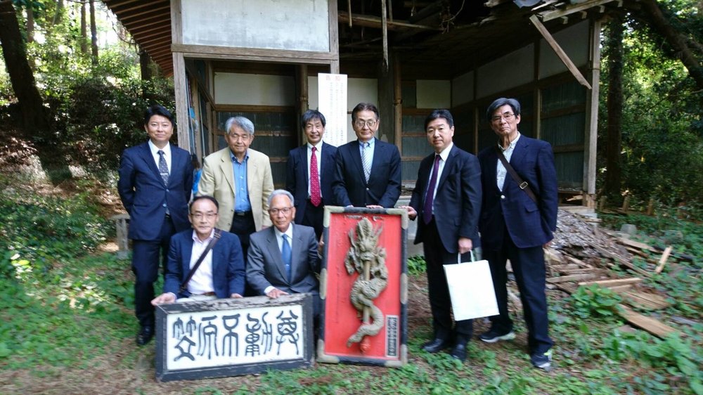 老朽化した不動堂の解体・安全祈願(2022年)