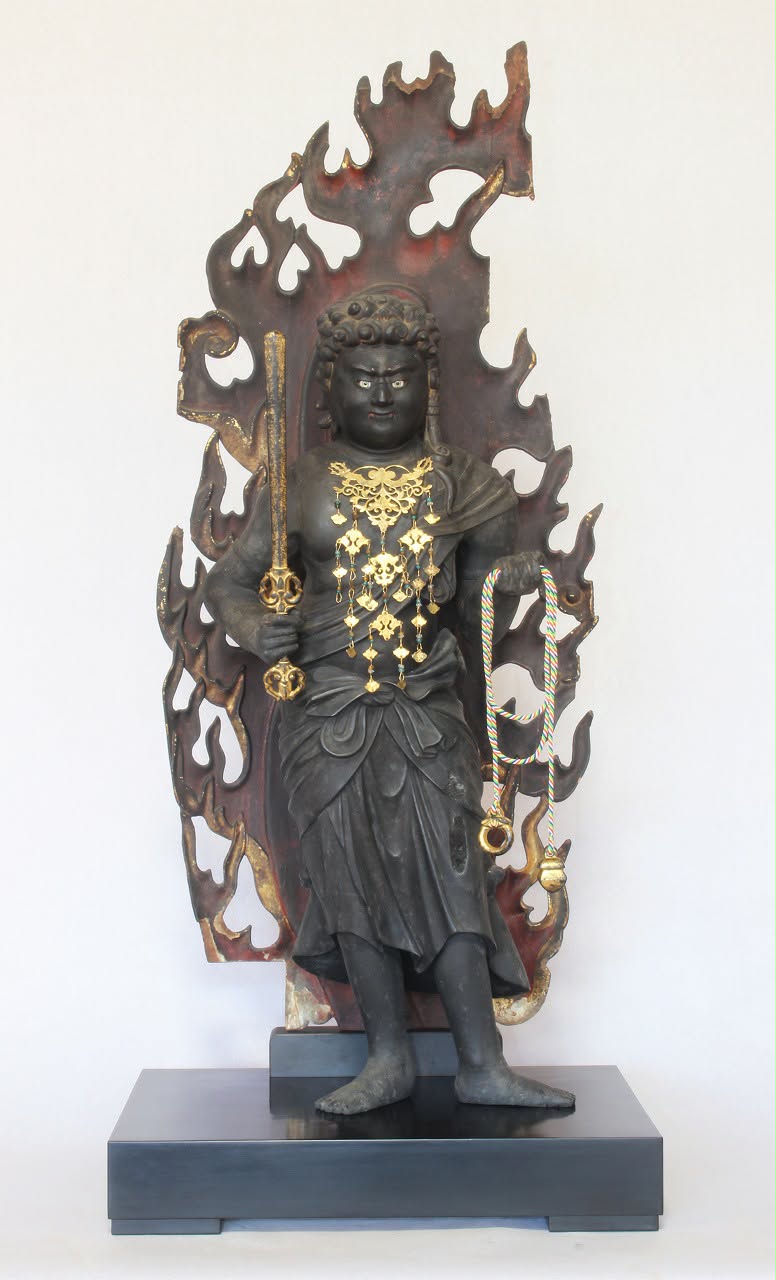 笠原山銀河寺伝来 不動明王立像（水戸市指定文化財）